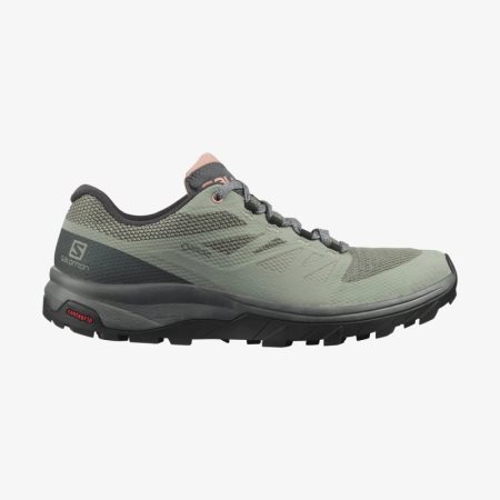Salomon OUTLINE GORE-TEX Womens Hiking Shoes Olive | Salomon South Africa